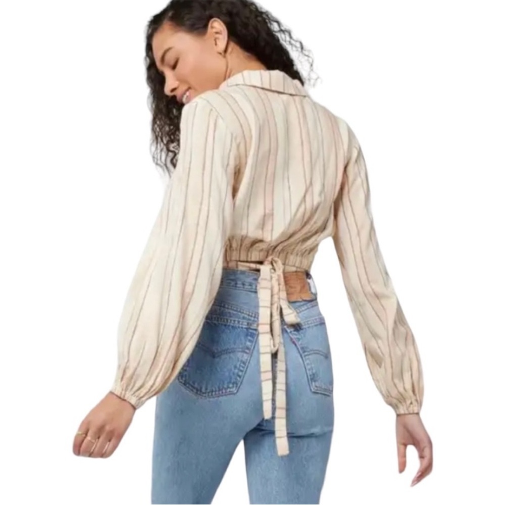 L Space Button Down Crop Top - Picture 3 of 6